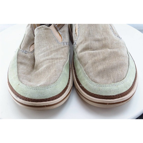 SKECHERS Shoes Sz 7.5 M Brown Loafer Fabric Men 64355 - Picture 2 of 9